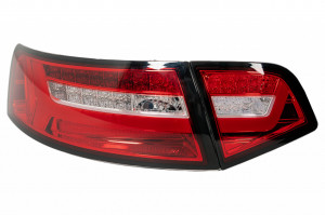 Stopuri LED compatibil cu Audi A6 4F2 C6 Sedan 2008-2011 Facelift Design Semnalizare Secventiala - Img 2