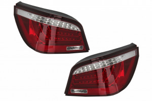 Stopuri LED compatibil cu BMW 5 Series E60 2003-2007 Rosu Clar