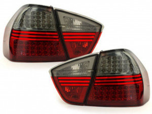 Stopuri LED compatibil cu BMW E90 3 Series 2005-2008 Rosu Fumuriu