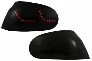 Stopuri LED compatibil cu VW Golf 5 V 2004-2009 Fumuriu Negru Extrem Urban Style Semnal Dinamic