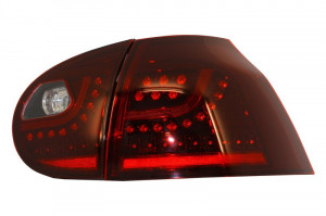 Stopuri LED compatibil cu VW Golf V 5 2004-2009 Rosu Inchis - Img 2