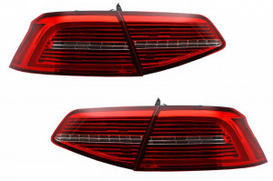 Stopuri LED compatibil cu VW Passat B8 3G 2015-2019 Sedan Matrix R line cu semnal dinamic