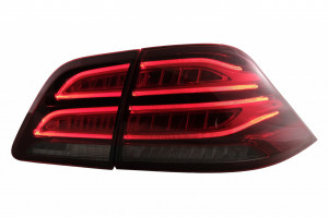 Stopuri LED LightBar compatibil cu Mercedes M-Class W166 2012-2015 Rosu Clar LHD - Img 2