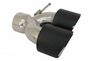 Tobe Ornamente Sistem de Evacuare compatibile cu Land Rover Range Rover Carbon Real Inlet 7.8cm - Img 4