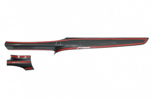 Trim Interior Consola compatibil cu Mercedes-Benz C-Class W205 2014-2018 GLC X253 2015-2018 Carbon Fiber Style LHD - Img 4