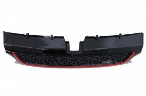 Ansamblu Grila Centrala si Grile Laterale Land ROVER Range ROVER Sport Facelift 2010-2013 L320 Autobiography Look Black Red Edition - Img 6