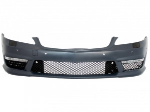 Bara Fata Completa cu Grila Centrala compatibil cu Mercedes S-Class W221 2005-2011 S63 S65 Design - Img 2