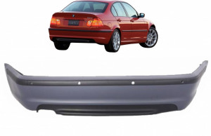 Bara Spate compatibila cu BMW Seria 3 E46 1998-2004 M-technik Design Cu Gauri senzori de parcare - Img 2