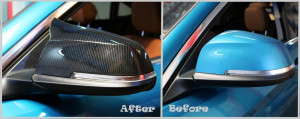 Capace oglinzi compatibil cu BMW Seria 1 F20 F21 Carbon Design - Img 4