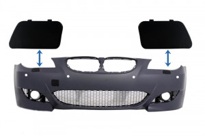 Capace Spalatoare Faruri Bara Fata compatibil cu BMW Seria 5 E60 2003-2010 M5 Look