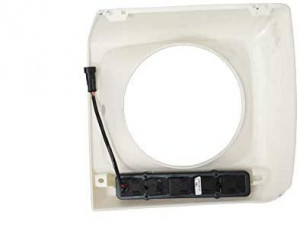 Carcasa faruri cu Lumini de zi dedicate LED DRL compatibil cu Mercedes G-class W463 1989-2012 G65 Design Chrome - Img 3