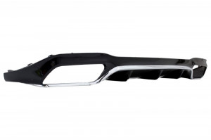 Difuzor Bara Spate compatibil cu Mercedes E-Class W213 2016-2019 E63 Design Crom - Img 3