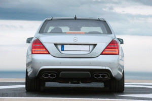 Difuzor Bara Spate compatibil cu Mercedes S-Class W221 2010-2013 Facelift S63 S65 Design - Img 8