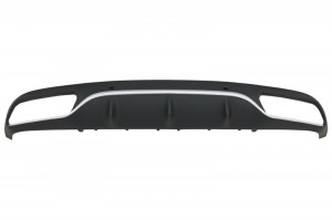 Difuzor Bara Spate cu Ornamente Evacuare compatibil cu Mercedes C-Class C205 A205 Coupe Cabriolet 2014-2019 C63 Design - Img 2