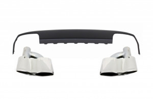 Difuzor Bara Spate cu Ornamente evacuare compatibil cu Mercedes E-class W212 Pre Facelift 2009-2013 E63 Desgin