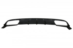 Difuzor Bara Spate cu Ornamente Tobe Crom compatibil cu Mercedes W212 E-Class Facelift 2013-2016 E65 Dessign pentru Bara Spate Standard - Img 3