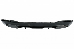 Difuzor Bara Spate Evacuare Dubla compatibil cu BMW 5 Series G30 G38 2016-2019 540 M Performance Design Carbon Look - Img 2