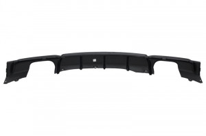 Difuzor Bara Spate Evacuare Dubla Negru Lucios compatibil cu BMW Seria 3 2011-2019 F30 F31 M Design - Img 5