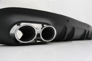 Difuzor Bara Spate Ornamente toba compatibil cu Mercedes CLS-Class C257 2018-> CLS53 Design Silver - Img 3