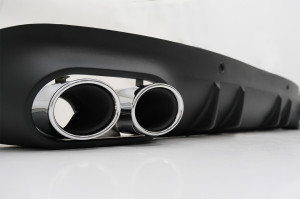 Difuzor Bara Spate Ornamente toba compatibil cu Mercedes CLS-Class C257 2018-> CLS53 Design Silver - Img 8