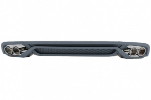 Difuzor Bara Spate si Ornamente Evacuare compatibil cu AUDI A4 B8 Facelift 2012-2015 AB-Design