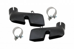 Difuzor Bara Spate si Ornamente Evacuare compatibil cu AUDI A6 4G 2010-2014 Facelift W12 Design - Img 6