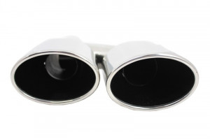 Difuzor Bara Spate si Ornamente evacuare compatibil cu Mercedes C-class W204 Limousine 2012-2014 AMG Sport Line - Img 3