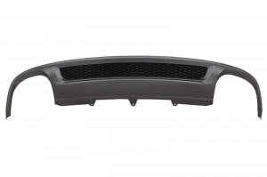 Difuzor Bara Spate si Ornamente toba compatibil cu AUDI A4 B8 Facelift Sedan sau Avant 2012-2015 cu Grila Centrala si Grile Proiector S-Line Design doar Bara Standard - Img 6