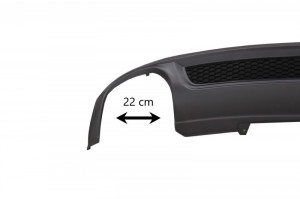 Difuzor Bara Spate si Ornamente toba compatibil cu Audi A4 B8 Pre Facelift Sedan sau Avant 2008-2011 S-Line Design doar Bara Standard - Img 3