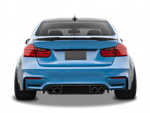 Eleron Portbagaj compatibil cu BMW Seria 3 F30 2011-2019 M4 CSL Design, negru lucios - Img 3