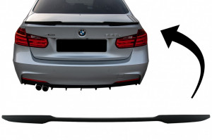 Eleron Portbagaj compatibil cu BMW Seria 3 F30 2011-2019 M4 CSL Design, negru lucios - Img 5