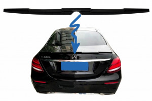 Eleron Portbagaj compatibil cu Mercedes E-Class W213 Sedan 2016-up A-Design Negru Mat - Img 7