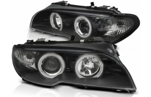 Faruri Angel Eyes compatibil cu BMW 3 Series E46 Coupe Cabrio 1999-2003 - Img 2