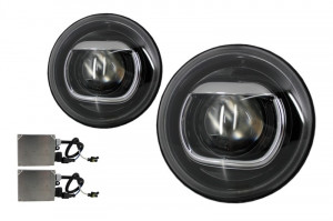 Faruri Bi-Xenon compatibil cu Jeep Wrangler JK 2007-2017