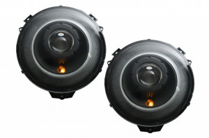 Faruri Bi-Xenon OEM Look compatibil cu Mercedes G-Class W463 2005-2017 Negru - Img 3