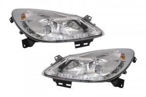 Faruri D-LITE compatibil cu OPEL Corsa D 2006-> DRL Crom