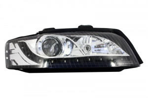 Faruri DAYLIGHT compatibil cu Audi A4 B6 8E 2000-2004 Negru - Img 3