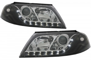 Faruri DAYLIGHT compatibil cu VW PASSAT 3BG B5 FL 2000-2005 Negru