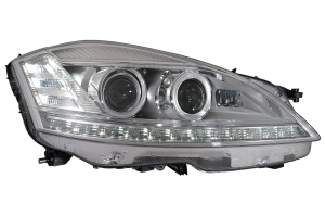 Faruri LED compatibil cu Mercedes Clasa S W221 2005-2009 Facelift Look Semnalizare Dinamica Secventiala - Img 2