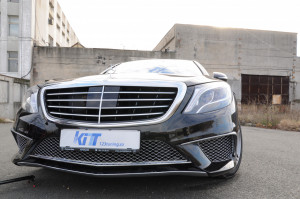 Grila Central Inferioara Cromata compatibil cu Mercedes S-Class W222 2013-2017 S65 Design - Img 3