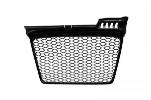 Grila Centrala compatibil cu Audi A4 B7 Facelift (2004-2008) RS4 Negru Mat - Img 3