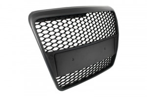 Grila Centrala compatibil cu AUDI A6 4F C6 2004-2007 RS Design Negru Mat - Img 2