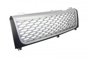 Grila Centrala compatibil cu Land Range Rover Vogue III L322 2002-2005 Grey-Silver Autobiography Supercharged Edition - Img 3