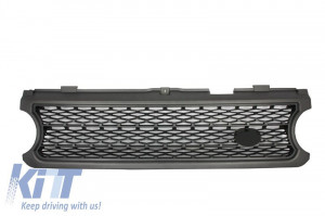 Grila Centrala compatibil cu Land Range Rover Vogue III L322 2006-2009 Grey Autobiography Design Supercharged Edition