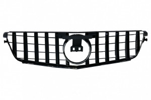 Grila Centrala compatibil cu Mercedes C-Class W204 2007-2014 GT-R Panamericana Design Negru - Img 4