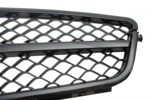 Grila Centrala compatibil cu Mercedes C-Class W204 S204 Limousine Station Wagon (2007-2014) Sport Negru Lucios - Img 3