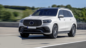 Grila Centrala compatibil cu Mercedes GLS SUV X167 2019-Up GTR Look Negru / Crom - Img 3