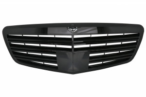 Grila Centrala compatibil cu Mercedes S-Class W221 Facelift 2010-2013 S65 Design Negru Lucios