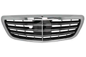 Grila Centrala compatibil cu Mercedes S-Class W222 2014-2020 S63 S65 Design Crom