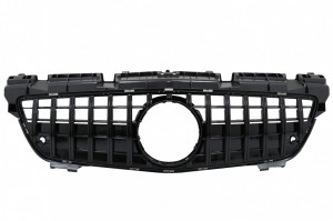 Grila Centrala compatibil cu Mercedes SLK R172 2011-2015 GT-R Panamericana Design Negru - Img 2